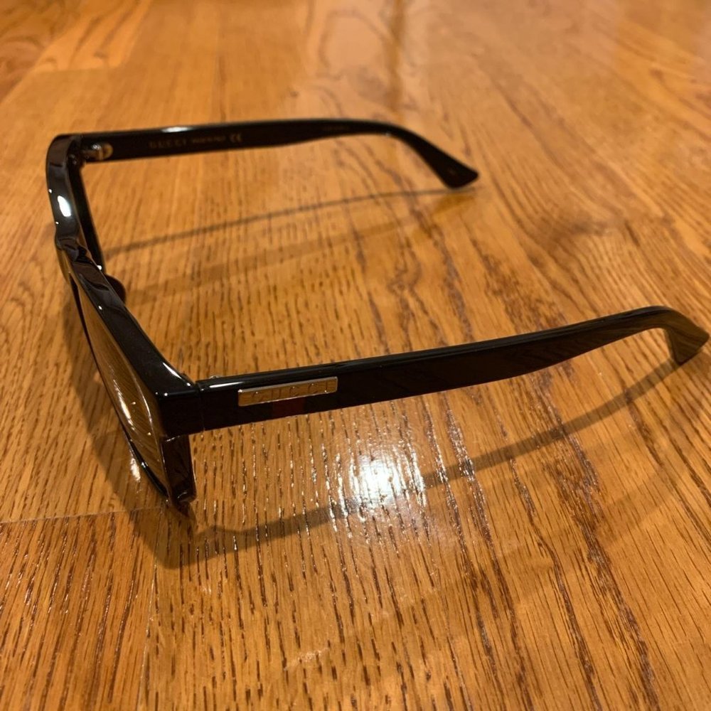 Gucci Men's Web Rectangular Injection Sunglassic - image 2